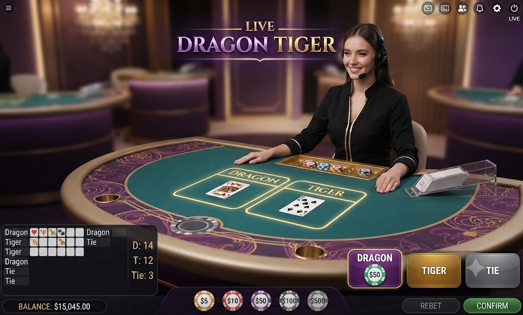 Live dragon tiger card game Philippines