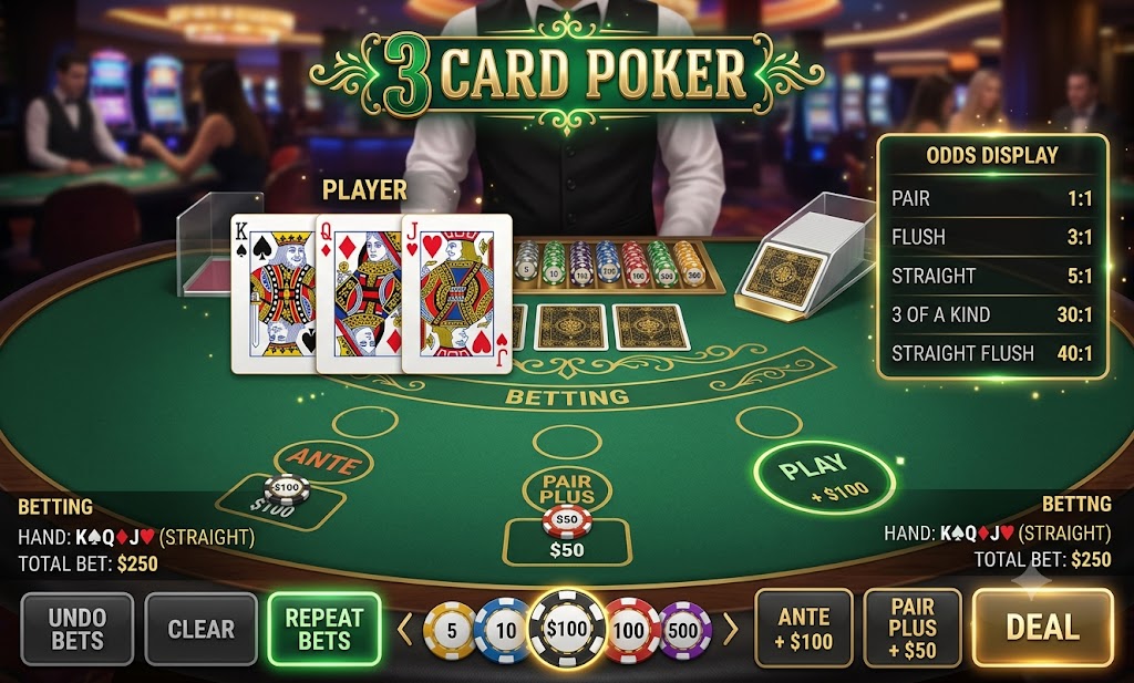 Caribbean Stud poker JL59HUB casino