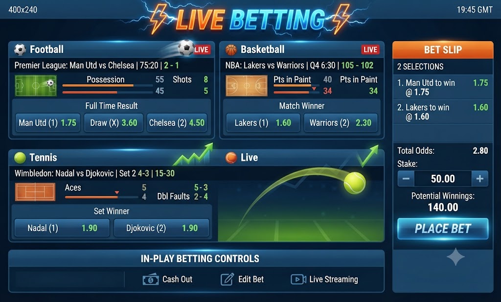 Tennis match betting online Philippines