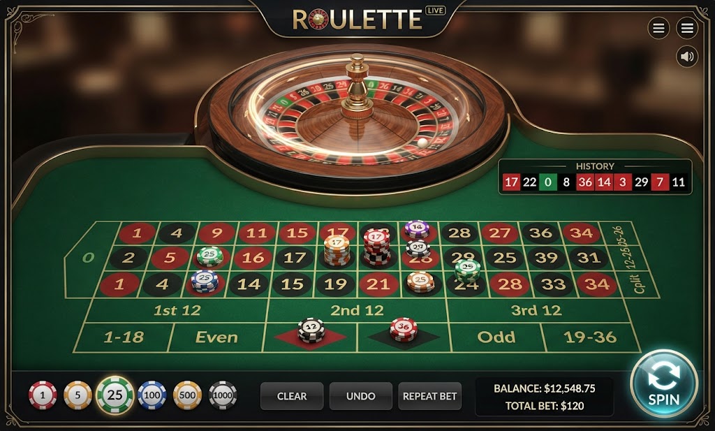 European roulette single zero Philippines